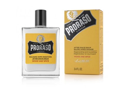Balzam po holení PRORASO After shave balm Drevo a korenie 100 ml
