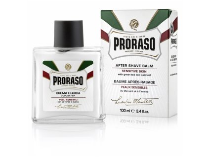 Balzam po holení PRORASO After shave balm Zelený čaj 100 ml