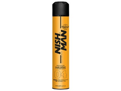 Extra silný lak na vlasy NISH MAN Extra strong hold hair spray 400 ml