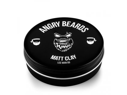 Zmatňujúci hlina na vlasy ANGRY BEARDS Clay Lee Man Go 120 g