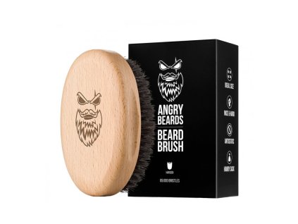 Drevená kefa na fúzy a bradu ANGRY BEARDS Beard brush Harden