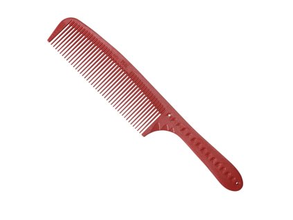 Holičský hrebeň JRL Barbering comb J201 - červený