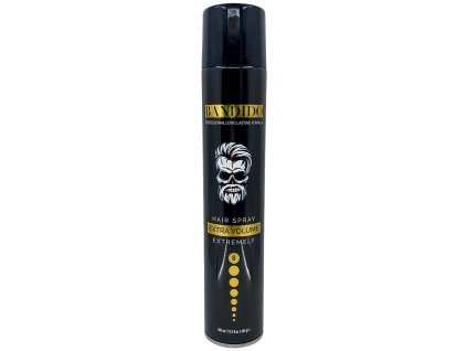Extra silný lak na vlasy BANDIDO Hair spray extremely Black 400 ml