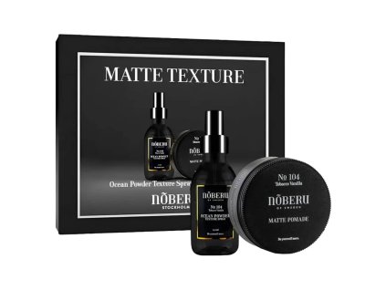 Sada pre matný účes NOBERU Giftbox Matte texture