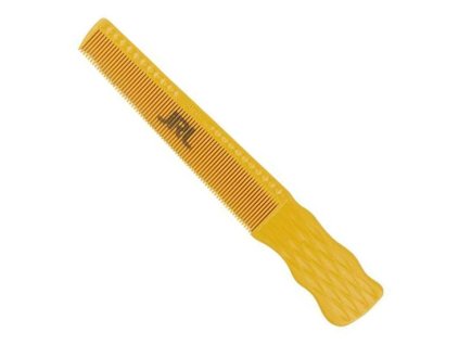 Výtratový hrebeň JRL Barber comb J204 - žltý