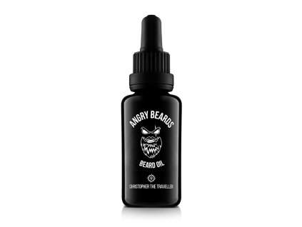Olej na bradu a fúzy ANGRY BEARDS Beard oil Chris Traveller 30 ml