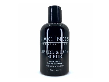 Čistiaci krém na bradu a tvár PACINOS Beard and face scrub 118 ml