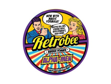 Pomáda na vlasy RETROBEE Barber pomade Alpha men 150 g