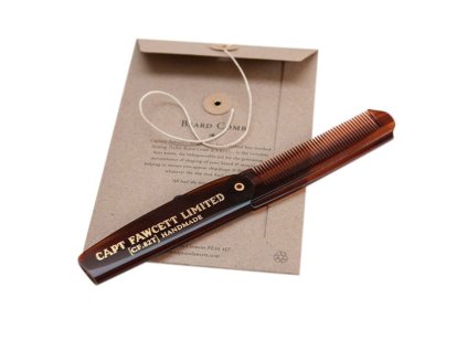 Skladacie hrebeň na bradu CAPTAIN FAWCETT Folding pocket beard comb