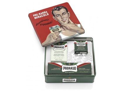 Osviežujúca darčeková sada na holenie PRORASO Eukalyptus