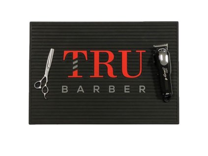 Protišmyková podložka na náradie TRUBARBER čierna s červeným logom