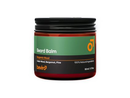 Balzam na fúzy BEVIRO Beard balm Bergamia Wood 50 ml