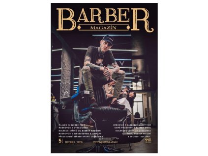 Piate číslo časopisu BARBER MAGAZÍN júl august
