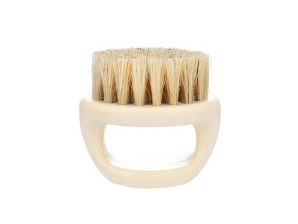 Čistiaca kefa pre holičov BARBER BRUSH - svetlé štetiny