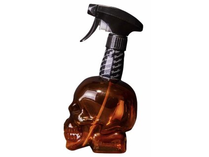 Barber rozprašovač na vodu BANDIDO jantárová lebka 500 ml