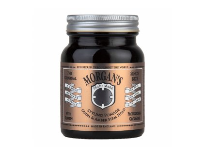 Pomáda s vôňou agarového dreva MORGANS Oudh & Amber Firm hold pomade 100 g