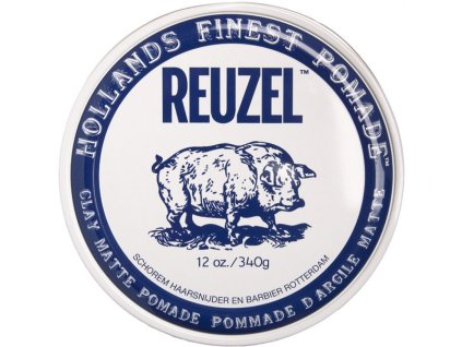 Matný íl na vlasy REUZEL White clay matte pomade 340 g