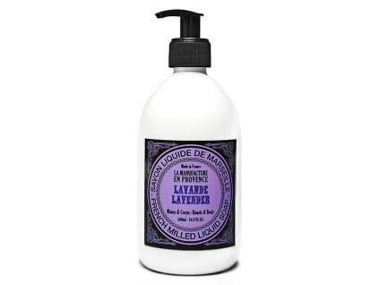 Tekuté mydlo LA MANUFACTURE EN PROVENCE Liquid soap Lavender 500 ml