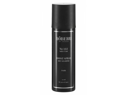 Suchý šampón a matný púder ve spreji NOBERU Boost spray dry shampoo Dark 200 ml