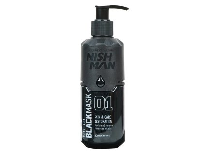 Čierna zlupovacia maska NISH MAN Peel-off black mask 200 ml