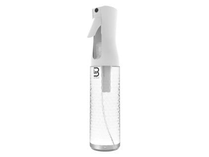 Priehľadný rozprašovač L3VEL3 Beveled spray bottle White / Clear 300 ml