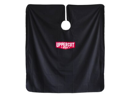 Čierna pláštenka UPPERCUT Deluxe Barber cape - Black