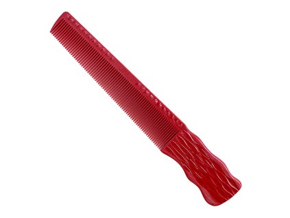 Výtratový hrebeň JRL Barber comb J204 - červený