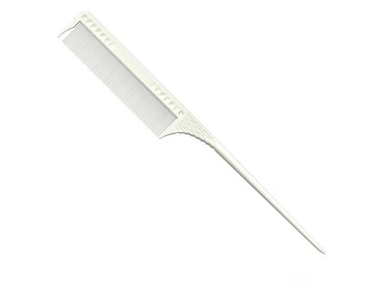 Profesionálny tupírovací hrebeň JRL Fine teeth tail comb J101 - biely