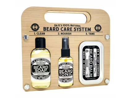 Sada na starostlivosť o bradu DR K SOAP COMPANY Beard care system Cool mint