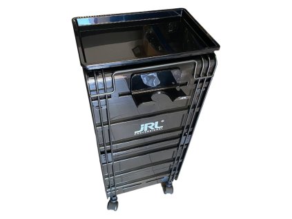 Kadernícky pojazdný vozík JRL Barber trolley Black