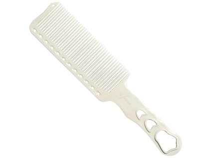 Extra veľký hrebeň Y.S. PARK Flattop comb YS-282 - biely
