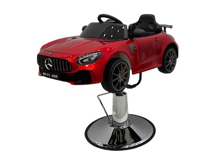 Detské kadernícke kreslo WAG – červené auto