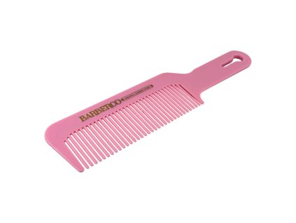 Hrebeň na strihanie vlasov BARBERCO Clipper comb Ružový