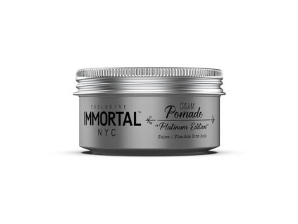Krémová pomáda na vlasy IMMORTAL NYC Platinum edition Cream pomade 100 ml
