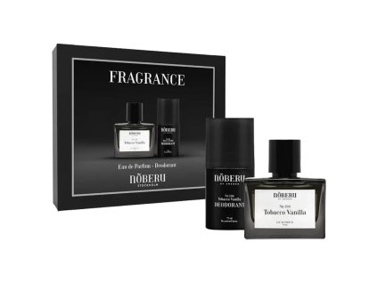Sada parfemu a deodorantu NOBERU Giftbox Fragrance Tobacco vanilla