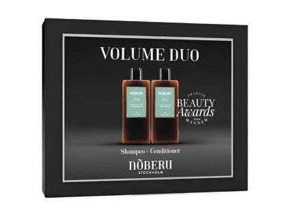 Súprava šampónu a kondicionéra pre objemný účes NOBERU Giftbox Volume duo Tobacco vanilla