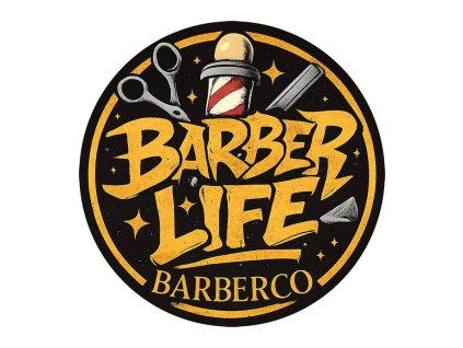 Barber samolepka BARBERCO Barber life