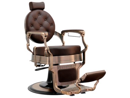 Luxusné barber kreslo BUZZ BRONZE Dark brown chair