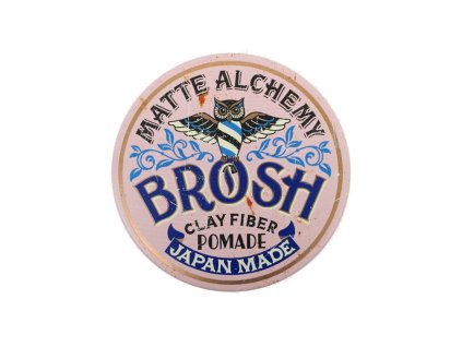 Matný styling na vlasy BROSH Mini Clay Fiber pomade 40 g