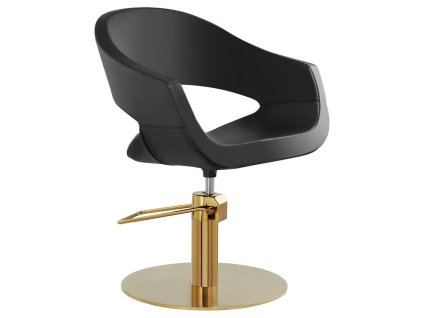 Kadernícke kreslo AURIC R Gold & Black styling chair