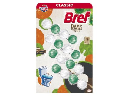 Bref Power Aktiv WC blok Baby Boomers 4x50g