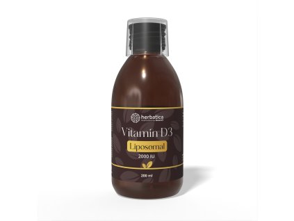 Lipozomálny Vitamín D3 2000IU - 200 ml - Herbatica