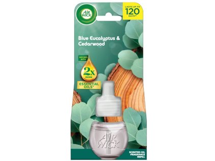 Air Wick Blue Eucalyptus&Cedarwood náplň do elektrického prístroja 19ml