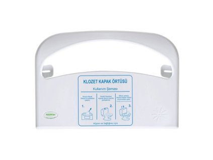 Zásobník na papierové WC podložky, biely