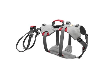 Postroj pre psy Ruffwear Doubleback Harness - Cloudburst Gray - M