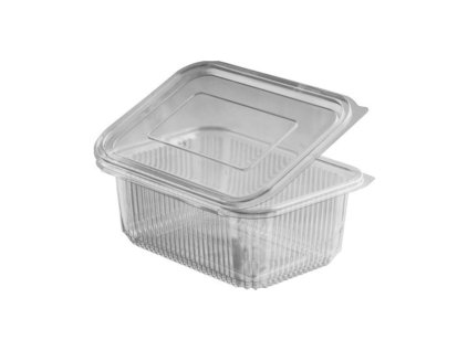 Miska s vekom hranatá 1000ml 50ks