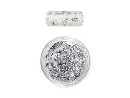 Moyra Nail art fólia 01 Silver 0,2g
