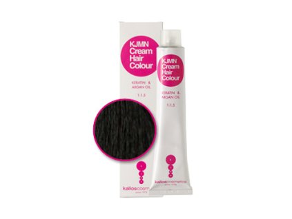 Kallos KJMN krémová farba na vlasy 2.0 veľmi tmavohnedá 100 ml