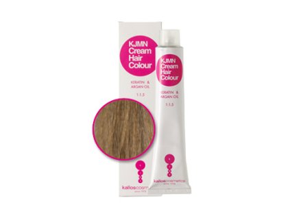 Kallos KJMN krémová farba na vlasy 7.1 medium popolavá blond 100 ml