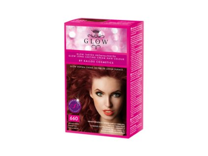 deliashop sk glow farba na vlasy granatovocervena 660 g660